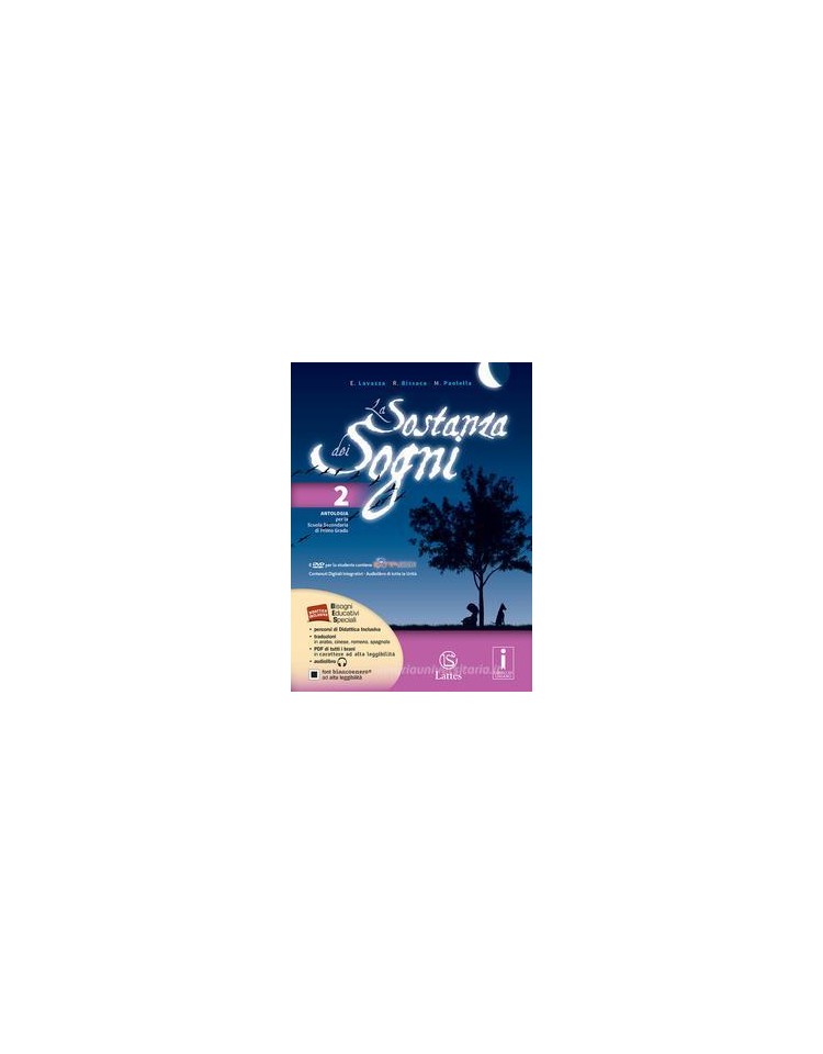 sostanza-dei-sogni-la-vol-2-con-dvd--letteratura-teatrotavolequaderno-delle-competenze-2-vol