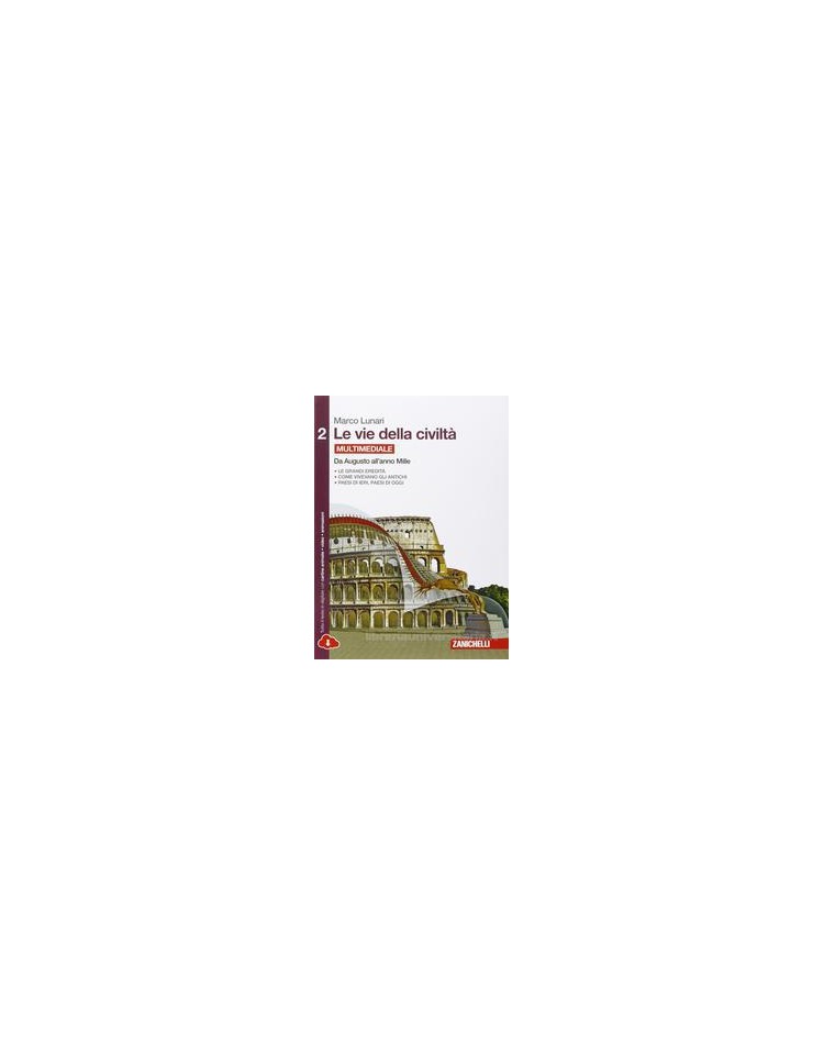 vie-della-civilta-le---volume-2-multimediale-ldm-da-augusto-allanno-mille-vol-2