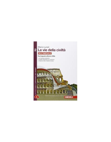 vie-della-civilta-le---volume-2-multimediale-ldm-da-augusto-allanno-mille-vol-2