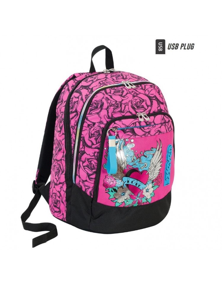 zaino-seven-adavanced-lefleur-fucsia