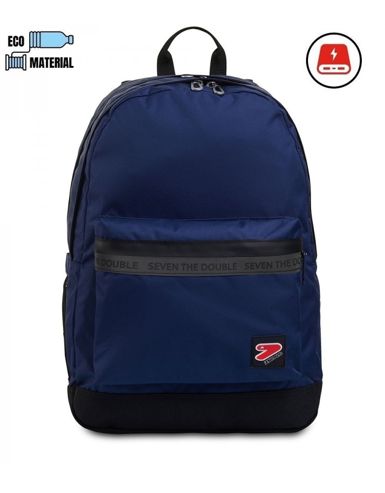 zaino-seven-the-double-pro-xxl--blue-con-poer-bank